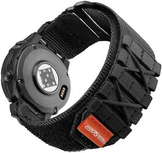 Bandletic 26mm Quick Fit Bracelet de Montre pour Garmin Fenix 7X/6X/7X Pro/6X Pro/Enduro 2, Band en Nylon pour Fenix 5X/5X Plus/Instinct 2X/Epix Pro 51 mm/Descent MK2/Fenix 3/3HR