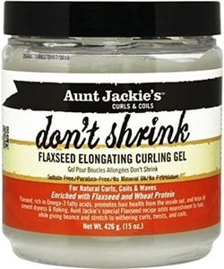 Aunt Jackie's Don't Shrink Flaxseed Elongating Curling Gel, 440ml by Aunt Jackie's