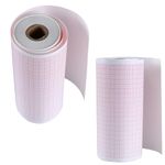 TenTabs CMS ECG Paper Roll For 600G (Size: 110mm X 20mm) | 6 Channel Thermal ECG Graph Paper Roll | Suitable for Contec CMS 600G/Bionet 6 Channel ECG Machine/Mortara ELI 230 (PACK OF 10)