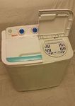 LEISURE DIRECT 230V TWIN PORTABLE WASHING MACHINE FOR STUDENTS + SPIN FUNCTION