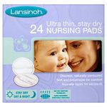 12 x Lansinoh Ultra Thin, Stay Dry 24 Nursing Pads