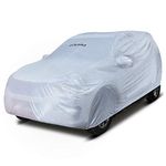 Amazon Brand - Solimo Mahindra XUV500 UV Protection and Dustproof Car Cover (Silver) | Car cover for Mahindra XUV500
