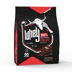 BULLPHARM 100% WHEY PROTEIN ISOLATE | LACTOSE FREE | LEAN MUSCLE GROWTH | FASTER RECOVERY | WORKOUT INTENSITY | 66 SERVINGS | 4.44 LBS | FSSAI APPROVED (Rich Chocolate)