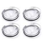 12oz stemless wine tumbler lid replacement (4 Pack)，2.9 inch diameter spill proof，for Sivaphe and Corkcicle Double-wall Stainless Steel Travel Coffee Mug