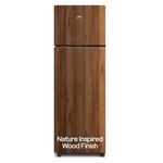 Godrej 244 L 2 Star Wood Finish, 30 Days Farm Freshness, Frost Free Inverter Double Door Refrigerator (2024 Model, RT EONVOGUE 280B RI WT WD, Walnut Wood)