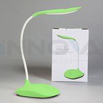 Innova® Flexible USB Change Table Lamp LED Clamp Reading Bed Laptop Desk Light 360 Degree Free Twisted Tube (Green)