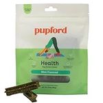 Pupford Dental Chews for Dogs | Freshens Breath, Scrapes Plaque, Safe for Gut | Healthy, Limited Ingredient, All Natural |Yummy & Made in USA | Free Training Resources | 14 Count
