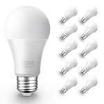 Mastery Mart A19 [60-Watt] Led Light Bulbs, [Dimmable], 5000K Bright Daylight White, 800 Lumens, CRI 80+, E26 Base, Energy Star, UL Listed, 9.5W [60W Equivalent]- (10 Pack)