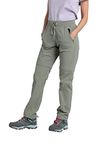 Mountain Warehouse Explorer Womens Zip Off Trousers - Quick Drying Pants, UV Protection Bottoms - Best for Hiking, Camping & Outdoors Light Khaki 10