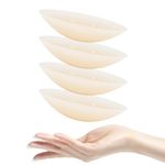 ModoSlim Large Adhesive Reusable Nipple Covers No Show Breast Covers Silicone Nipple Pasties for Women Sticky Breast Petals (Nude+Breathable, D D+)…