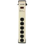 Leviton 5100-IS2 120 Volt, 20 Amp, Surge Protected, 6-Outlet Strip with Switch, Heavy Duty, 6-Ft,Beige