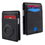 SwanScout Wallet for Galaxy SmartTag, Black, for SmartTag & SmartTag+ Plus, Wallets With a Tracker Holder