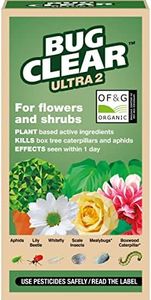200ml Ultra 2 Bug Clear for Indoor & Outdoor, Gardening Solutions, For Flowers, Fruit & Veg, Kills Bugs & Prevents Further Attacks
