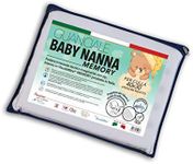 V.I.P. VERY IMPORTANT PILLOW V.I.P. Baby Nanna Memory Cradle Pillow 40 x 30 cm Made in Italy White 1 Unità (Confezione da 1)