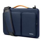 tomtoc 360 Protective Laptop Shoulder Bag for 13.3 Old MacBook Air, Old MacBook Pro Retina 2012-2015, 13.5 Surface Laptop 3/2/1, Surface Book 2/1, Ultrabook Case Bag with Accessory Pocket…