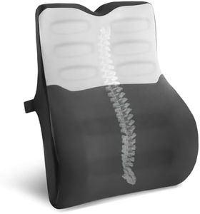 Quirlig Coussin Lombaire Voiture, Coussin de Soutien Lombaire, Mousse à Mémoire de Forme Coussin Dos Voiture, Coussin Dorsal Ergonomique, Coussin Lombaire Lit pour Voiture, Bureau Chaise