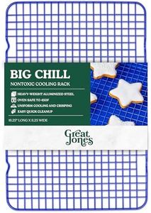 Great Jones Big Chill (Blueberry) | Nonstick Cooling Rack | Heavy-Duty Aluminized Steel | Fits Half-Sheet Pans for Baking, Roasting, and Frying | Oven-Safe Up to 450°F | Dishwasher-Friendly