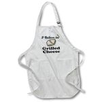 3dRose Apron, polycotton, White, Full