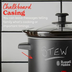 Russell Hobbs 3.5L Slow Cooker – Removable Ceramic Pot