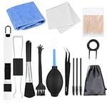 14 in 1 Keyboard Cleaning Kit, Laptop Cleaning Brush Kit, Computer PC Electronics Dust Cleaner Removal Kit, with Keycap Puller, Switch Puller, Keyboard Cleaning Brush and Wipe Kit