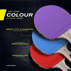 PRO SPIN Carbon Table Tennis Bat – Violet Paddle