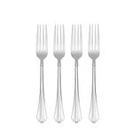 Oneida Juilliard Fine Flatware Dinner Forks, 0.45 LB, Metallic