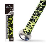 Alien Pros Bat Grip Tape 0.5MM for Baseball – Precut and pro Feel Bat Tape – Replacement for Old Baseball bat Grip – Wrap Your Bat for an Epic Home Run (1 Grip, Lizard)