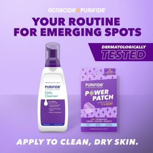 Purifide Power Pimple Patches – 36 Spot Acne Treatment Patches