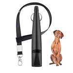 TDL Gun Dog Whistle with Lanyard - Used for Recall & Dog Training - Long Distance - Good Frequency for Most Breeds - Consistent… (Black)