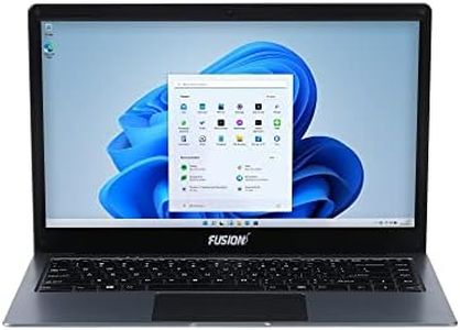 Fusion5 14.1" A90B+ Pro 128GB Windows 11 Laptop - 4GB RAM, 128GB Storage, Full HD IPS, Bluetooth, Dual Band WIFI Laptop, USB 3.0, Expandable Storage (128GB)