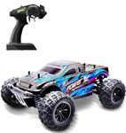 RAZZES Rc Cars 40+Km/H High Speed 4Wd 1:18 Scale Electric Waterproof Truggy Remote Control Off Road Monster Truck with Rechargeable Batterie,RTR All Terrain Toys for Kids&Adult,Multicolor