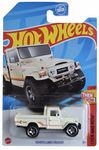 2023 Hot Wheels Treasure Hunt #194 Then and Now 2/10 Toyota Land Cruiser White