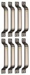 Chitra Wave Stainless Steel Door/Cabinet Handles Pack of 8 (8 Inch, Antique Marvel)