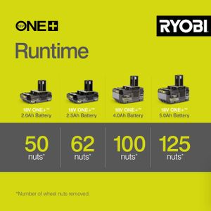 RYOBI 18V ONE+ Cordless Impact Wrench – 3-Speed, Bare Tool