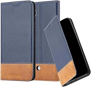 Cadorabo Funda Libro para LG Nexus 5 en Azul MARRÓN - Cubierta Proteccíon con Cierre Magnético, Tarjetero y Función de Suporte - Etui Case Cover Carcasa