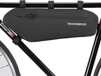 ROCKBROS Top Tube Bag Waterproof Bike Frame Bag Cycling Pouch Bicycle Bag Bikepacking Cycling Tools Storage Bag Large Capacity MTB Road Bike 4L