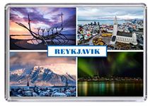 Reykjavik Iceland Souvenir Acrylic Fridge Magnet (Standard: 70x45mm)