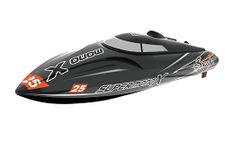 Joysway JY8209V2 SUPER MONO X 2.4G RTR BRUSHLESS RACING BOAT 420mm v2 RC, Black