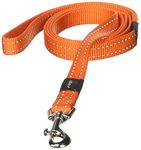 Rogz Snake Reflective Lead, Medium, 16 mm - 1.4 m, Orange