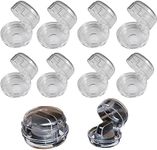 Gas Stove Knob Covers for Child Safety 8 pcs, Clear Childproof Oven Lock Stove Knob Covers for Stove, Oven, Gas Cooktop