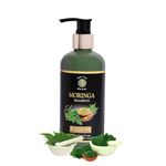 Aoum Moringa shampoo | Paraben & Sulphate Free| Helps Control Hair Fall & Damage | Promotes Hair Growth | Organic and Natural with power of Neem & AloeVera| (300ml)