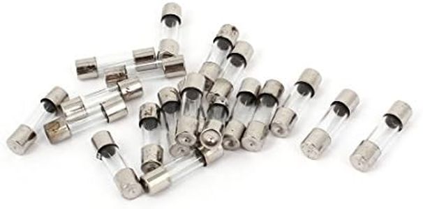 sourcingmap 20 Pcs 5x20mm 250V 5A Fast Acting Cartridge Glass Tube Fuses F5AL250V