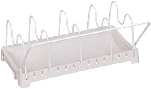 Pearl Metal HB-1977 Arrangement-Free Drawer Pot Pan Rack [Made in Japan] White