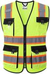 JKSafety Hi Vis Reflective Safety V