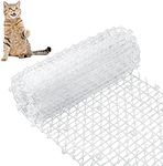 Zopeal 79 X 12 Inch/ 1 Roll Cat Spikes Keep Dog Off Couch Cat Deterrent Mat Strips Cats Dogs Spiked Mat Fence Outdoor Indoor Keep Pet Off Couch Furniture Garden