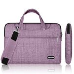 Qishare 13 13.3" Purple Lines Multi-functional Business Briefcase Sleeve/Messenger Bag/ Shoulder bag/Handbag for Acer / Asus / Dell / Fujitsu / Lenovo / Hp / Samsung / Sony (Purple Lines, 13.3'')