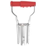 FLORA GUARD Bulb Planter with Depth Mark - Ideal Bulb Transplanter for Planting (Red)