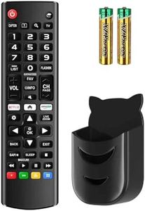 Rimous Universal Remote Compatible with LG TV Remote Control (All Models) for All LG Smart TV LCD LED 3D AKB75375604 AKB75095307 AKB75675304, Remote Control for LG TV Remote Wr Holder & Battery