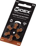 Rayovac Hearing aid Batteries - PR41, Size 312, 60 Cells. WIDEX Branding