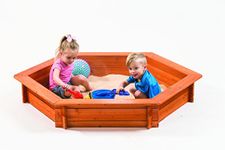 Creative Cedar Designs Hexagon Wooden Sandbox